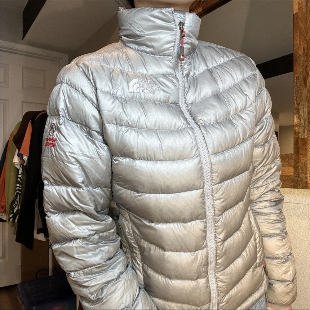 The North Face Summit Series 800 Down Jacket - Grey/Silver (Small)